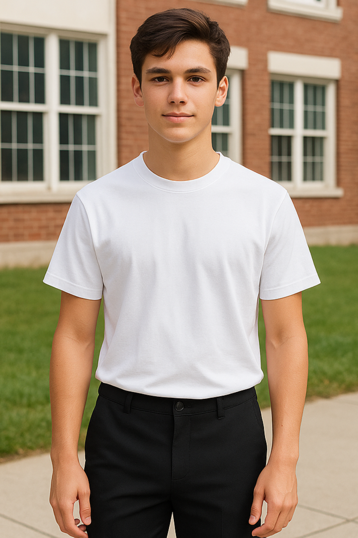 Adolescenți Unisex - Tricou Basic