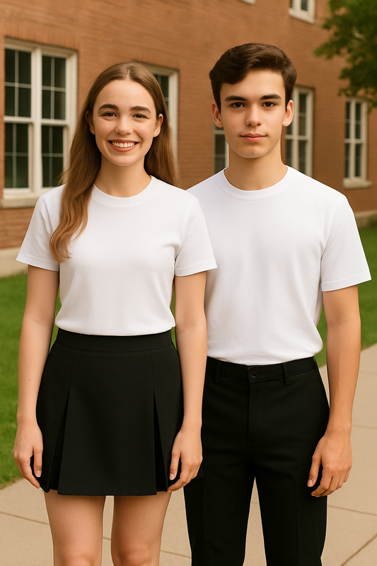 Adolescenți Unisex - Tricou Basic