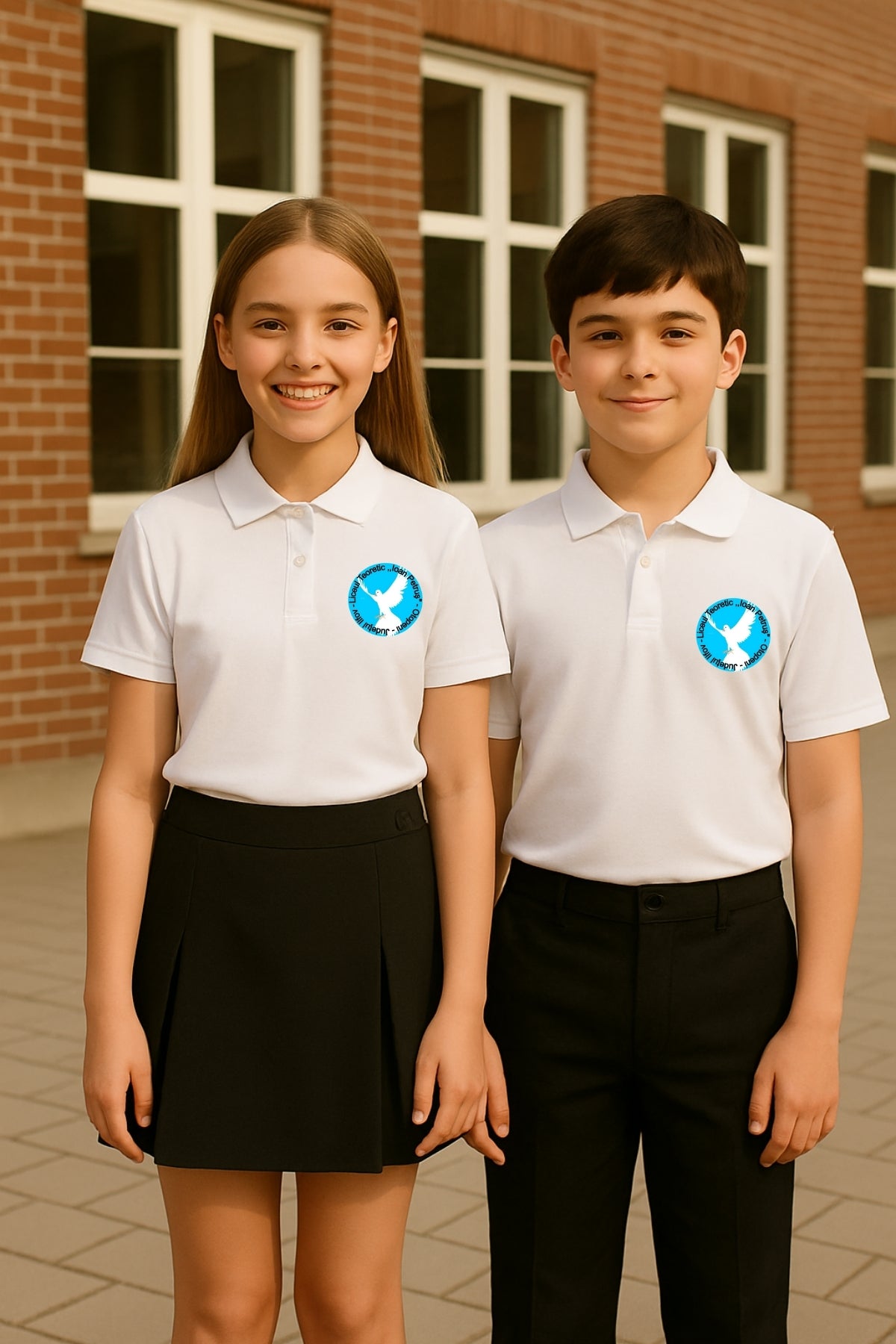 Junior Unisex - Ioan Petrus 1 Tricou Polo + 1 Tricou Basic + 1 Hanorac