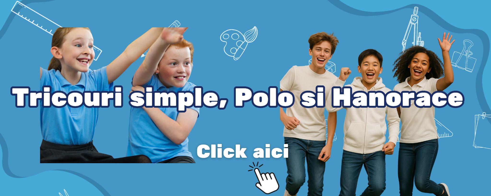 Tricou, tricou polo și hanorac